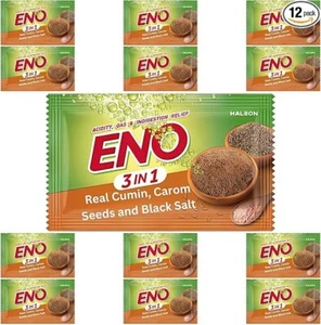 ENO 3 in 1 Flavour | 12 Sachets Fast Relief From Acidity, Flatulence and Nausea - Picture 1 of 4