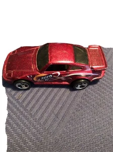 HOT WHEELS PORSCHE 911 ZERO G VINTAGE 1989 METALLIC APPLE RED - Picture 1 of 9