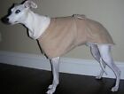 *Custom Any Solid Color Fleece Lined Dog Coat & Snood Whippet Manchester Terrier