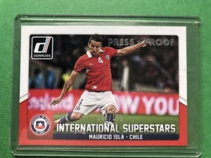 2015 Donruss International Superstars Press*Proof Silver Mauricio Isla #’d/199 - Picture 1 of 2