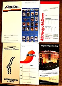 Ticketjacken AIR CAL Southwest PSA Midway Airlines PEOPLEXPRESS USAIR - Bild 1 von 1