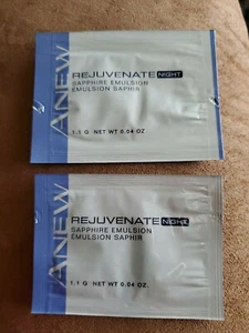 Avon Anew Rejuvenate Night Sapphire Emulsion .04 fl oz Samples (2) - Picture 1 of 1