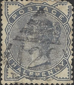 Great Britain Scott #98 1/2p 1884 Queen Victoria Stamp CV 11.75 - Picture 1 of 1