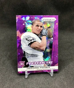 2013 Prizm Jordan Poyer /40 PURPLE CRACKED ICE PRIZM SSP Rookie Card No. 247 🤯 - Picture 1 of 12