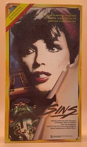 Sins VHS 1986, 1990 Joan Collins **Buy 2 Get 1 Free** - Picture 1 of 3