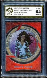 2023 Finding Unicorn Marvel Avengers 60 Years Red #56 White Tiger 98/99 CGA 8.5 - Picture 1 of 3