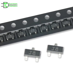 S9018 SOT23 J8 SMD NPN Silicon Transistors General Purpose SMT TO236AB - Picture 1 of 10