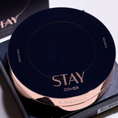 Cojín MISSHA Stay Cushion cubierta alta 14 g SPF30 PA++ #21 Fair BB Cushion K-Beauty Foto 1 de 4