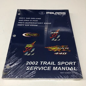 POLARIS 2002 TRAILSPORT SNOWMOBILE OEM SHOP SERVICE MANUAL REPAIR P/N 9917362 - Picture 1 of 5