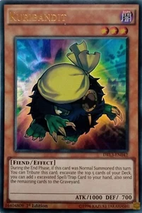 DRL3-DE042 KURIBANDIT ULTRA RARE 1.AUFLAGE YuGiOh KARTE - Bild 1 von 1