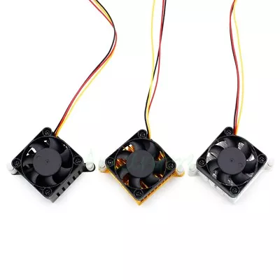 Aluminium Heatsink Fin Cooler w/ 40mm 12V Fan For PC Northbridge Chipset Cooling - Image 1 of 4