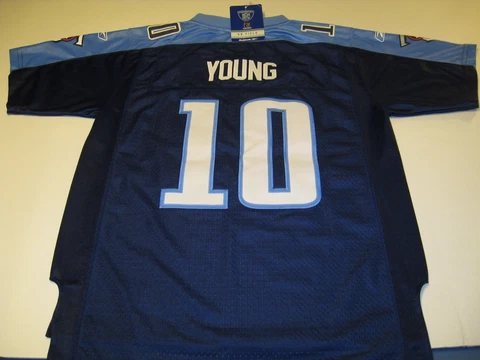 VINCE YOUNG Tennessee Titans #10 Reebok NFL Football JERSEY New NWT Yth LG 14 16 Cover