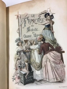 La Francaise Du Siecle französisches Buch von Octave Uzanne 1886 - Bild 1 von 12