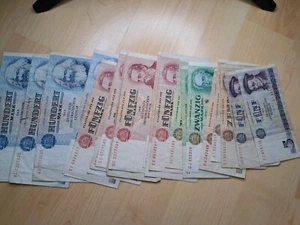 1000 Mark DDR Banknoten Geldscheine Ostmark Bündel Mit Banderole - Bild 1 von 7