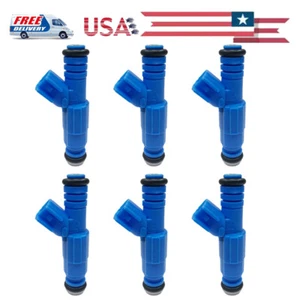 6Pcs Fuel Injectors 17103146 For 1995-2000 Buick LeSabre Pontiac Bonneville 3.8L - Picture 1 of 9