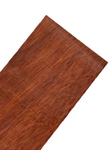 Bloodwood Thin Stock Lumber Board Wood Blank Kiln Dried 1/8" x 1-1/2" x 16" - Picture 1 of 8