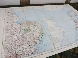 WW2 RAF "WAR" map of the "NORTH SEA" (For COASTAL & BOMBER COMMAND) April 1944 - Picture 1 of 12