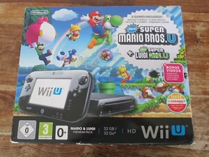 console WII U - 32 GB NINTENDO - PACK SUPER MARIO BROS U + MARIO KART 8 - Foto 1 di 19