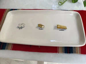 Rae Dunn Artisan Collection Cheese Platter - Goat, Cheddar, Merbier?? - Unused - Picture 1 of 4