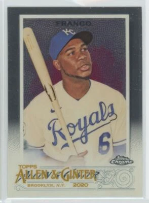 2020 Topps Allen & Ginter Chrome Maikel Franco Kansas City Royals #279 - Image 1 of 2
