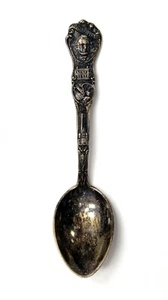 Cuchara de recuerdo Watson SPRINGFIELD ILLINOIS 4" de plata esterlina Demitasse C2656 - Imagen 1 de 4