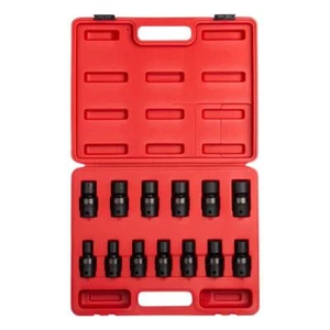 SUNEX TOOLS Impact Socket Set 1/2" Drive Metric w/ Storage Case (13-Piece) - Picture 1 of 5