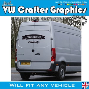LWB XLWB VOLKSWAGEN CRAFTER VW Camper MOTORHOME Decals Stickers Van Graphics 044 - Picture 1 of 4