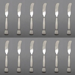 Oneida Stainless SATIN NEXUS - Butter Spreaders - Set of Twelve * USA Made - Picture 1 of 3