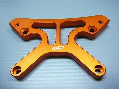 Torre de choque frontal de liga laranja KING MOTOR para HPI Baja 5B SS KM Rovan - Imagem 1 de 2