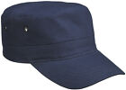 Premium Men's Unisex Army Hat Cotton Baseball Peak Urban Military Cap NAVY BLUE