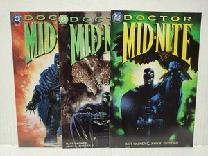 DOCTOR MID-NITE 1-3 VF/NM JSA Wagner Snyder DC Comics TPB 1999 grafica mezzanotte - Foto 1 di 7