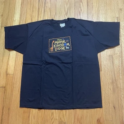 Camiseta De Colección DISNEY ANIMAL KINGDOM LODGE GRÁFICA XL WALT DISNEY WORLD NEGRA Foto 1 de 4
