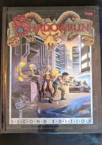SHADOWRUN SECOND EDITION FASA Hardback  ROLEPLAYING 7900  N382 - Bild 1 von 4
