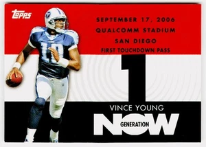 2007 Topps Generation Now Vince Young #GN-VY3 - Tennessee Titans - Picture 1 of 2