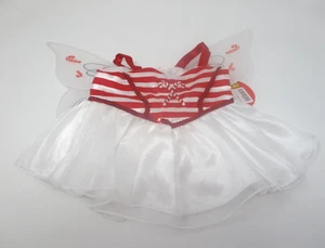 Build A Bear Candy Cane Fairy Christmas Dress Wings Sequins and Candy Cane NWT - Picture 1 of 9