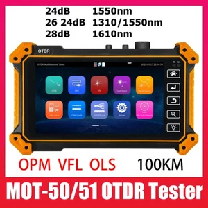 MOT-50/51 OTDR tester fibra ottica OPM VFL ottico dominio temporale riflettore - Foto 1 di 12