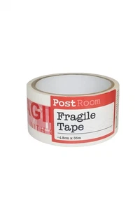 20x FRAGILE SELLOTAPE PARCEL  PACKAGING ROLLS CARTON SEALING BOX 48MM X 33M - Picture 1 of 5