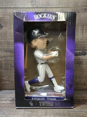 Ezequiel Tovar #14 SS BOBBLEHEAD - Colorado Rockies Coors Field - 21/06/25  Foto 1 de 4