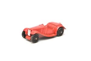 ORIGINAL VINTAGE DINKY TOYS 35C MG SPORTS CAR RED DIECAST MODEL - Picture 1 of 6