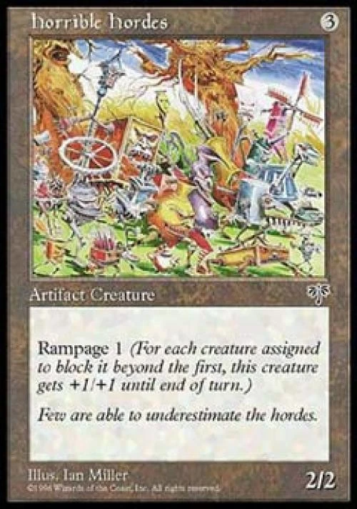 Horrible Hordes - Light Play MTG Mirage - Image 1 of 1