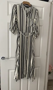 Ladies striped dress size 12 - Picture 1 of 9