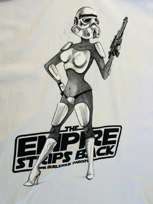 Stormtrooper Face Men's T-shirt Storm Trooper Silhouette Stars Wars Size XL - Image 1 of 4