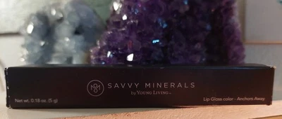 Anchors Away - Brillo de labios Savvy Minerals de Young Living NUEVO CON CAJA Foto 1 de 4