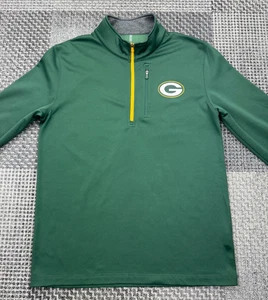 Green Bay Packers Majestic Quarter-Zip / Cool Base / Größe M / NFL Fanwear / USA - Bild 1 von 19