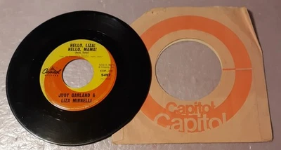 Judy Garland Liza Minnelli Hello Liza Mama/Hes Got Whole World In His Hands45rpm - Image 1 of 2