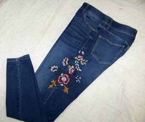 Knox Rose Damenjeans mit Blumenstickerei - 8 Skinny - Bild 1 von 12