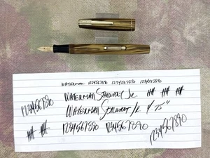 Waterman Stalwart Jr. Fountain Pen, 14k Med. Semi-Flex, Professionally Serviced - Picture 1 of 13
