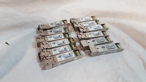 Lot de 12 modules émetteur-récepteur SFP d'origine authentique Cisco sfp-10g-sr - Photo 1/11