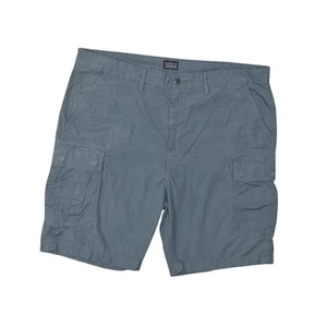 Levi's Men's Blue Cotton Cargo Shorts Zip Solid Size 42 Pockets - Picture 1 of 8