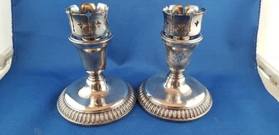 Pair Birks Regency Plate Candlesticks - Изображение 1 из 4